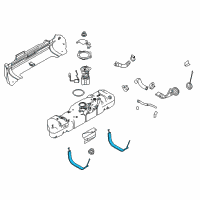 OEM 2013 Ford E-150 Tank Strap Diagram - BC2Z-9054-A