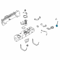 OEM 2017 Ford E-350 Super Duty Fuel Cap Diagram - AC2Z-9030-A