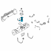 OEM 2013 Ford E-350 Super Duty Fuel Pump Diagram - BC2Z-9H307-A