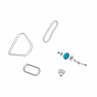 OEM 2003 Hyundai Accent Pulley-Tension Diagram - 97834-29010