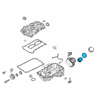 OEM 2012 BMW Z4 Oil Filter Element Set Diagram - 11-42-7-634-291