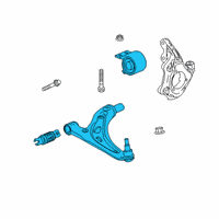 OEM 2021 Cadillac XT6 Lower Control Arm Diagram - 84675721