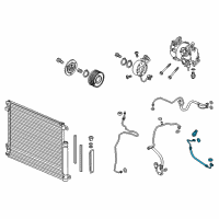 OEM 2017 Honda Civic Hose Complete, Dischar Diagram - 80315-TBA-A01