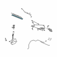 OEM 2011 Acura TL Rubber, Blade (475MM) Diagram - 76632-SEP-A01