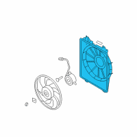 OEM Hyundai SHROUD-Radiator Diagram - 25350-3J000