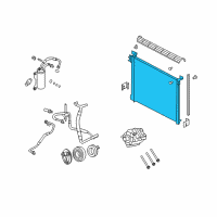 OEM 2008 Ford E-350 Super Duty Condenser Diagram - 6C2Z-19712-AB