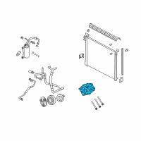 OEM 2009 Ford E-350 Super Duty Compressor Diagram - 8C2Z-19703-CA