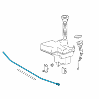 OEM Lexus GS450h Hose Diagram - 90075-15087