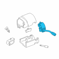 OEM Ford Explorer Turn Signal & Hazard Switch Diagram - YL5Z-13K359-AAA