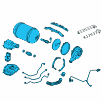 OEM Honda Civic Tank Assembly, Cng Diagram - 17490-TR5-A00