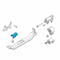 OEM Ford F-250 Super Duty Transmission Mount Diagram - HC3Z-6068-B