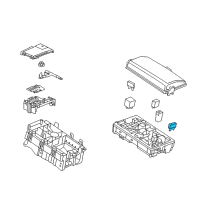 OEM 2022 Cadillac Escalade Maxi Fuse Diagram - 15319538