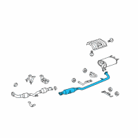 OEM 2010 Toyota Camry Intermed Pipe Diagram - 17420-0V060