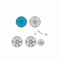 OEM 2005 Lexus ES330 Wheel, Disc Diagram - 42611-33370