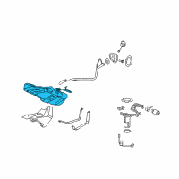 OEM 2009 Chevrolet Cobalt Tank Asm-Fuel Diagram - 20870462