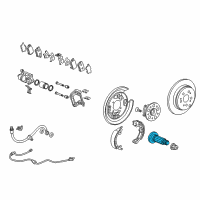 OEM Acura RDX Shaft, Rear Axle Diagram - 42332-SZP-A01