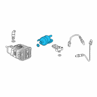 OEM 2016 Cadillac CT6 Purge Solenoid Diagram - 12668198