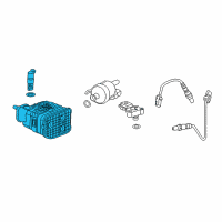 OEM Cadillac Vapor Canister Diagram - 84828328