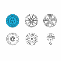 OEM Nissan Quest Wheel Assy-Disk Diagram - 40300-1JA0B