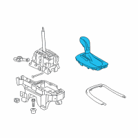 OEM 2013 Buick Regal Shift Knob Diagram - 23459424