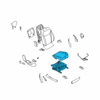 OEM Infiniti QX70 Cushion Assy-Front Seat Diagram - 87300-3EV0B