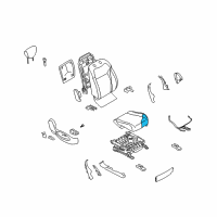 OEM 2009 Infiniti FX50 Pad_Front Seat Cushion Diagram - 87311-1CC2A