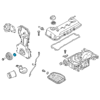 OEM 2005 Infiniti QX56 Seal-Oil CRANKSHAFT Front Diagram - 13510-0Z400