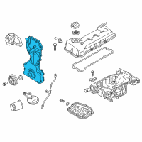 OEM 2020 Nissan Rogue Cover Assy-Front Diagram - 13500-3TS5C