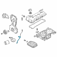 OEM 2016 Nissan Rogue Guide-Oil Level Diagram - 11150-3TA0A