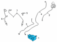 OEM BMW X7 Activated Charcoal Filter Diagram - 16-13-7-475-444