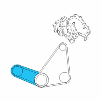 OEM 1998 Toyota Avalon Belt Diagram - 90080-91088-83