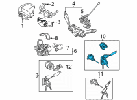 OEM Hyundai Santa Cruz KEY & CYLINDER SET-LOCK Diagram - 81905-K5010