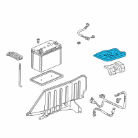 OEM 2004 Honda S2000 Base, Battery Diagram - 60630-S2A-A02ZZ