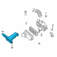 OEM 2016 Nissan Pathfinder Duct-Air Diagram - 16554-3JA0A