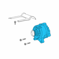 OEM 2009 Ford Crown Victoria Alternator Diagram - 6W7Z-10346-AA