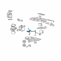 OEM 2005 Cadillac Escalade Harness Asm, A/C Control Wiring Diagram - 89019090