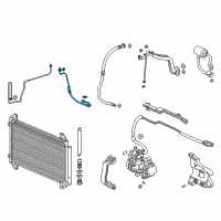 OEM Acura MDX Hose, Discharge Diagram - 80315-TRX-A03