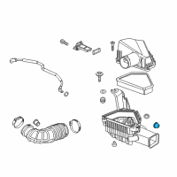 OEM 2015 Cadillac CTS Air Cleaner Assembly Insulator Diagram - 15875806