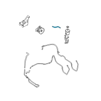 OEM Hyundai Santa Fe Hose-Power Steering Oil Suction Diagram - 57571-26101