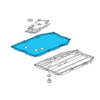 OEM 2019 Cadillac CTS Pan Gasket Diagram - 24270007