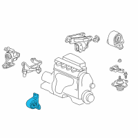 OEM 2005 Honda Civic Stopper, FR. Engine (CVT) Diagram - 50840-S5B-A90