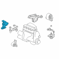 OEM Honda Civic Mounting Rub Assy, Trns Diagram - 50805-S5B-305