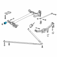 OEM 2016 Buick Cascada Axle Beam Bushing Diagram - 13340837