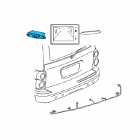OEM Chrysler Aspen Module-Parking Assist Diagram - 5026154AD