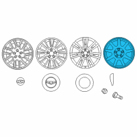 OEM 2009 Hyundai Genesis Wheel Cap Assembly Diagram - 52910-3M800