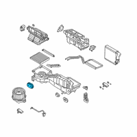 OEM Ford Ranger AC & Heater Assembly Seal Diagram - KB3Z-19B552-BB