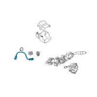 OEM 2005 Toyota Solara Warning Switch Diagram - 84052-22050