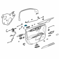 OEM 2016 Cadillac Escalade ESV Adjuster Switch Diagram - 84360604