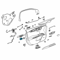 OEM 2016 Cadillac XTS Window Switch Diagram - 22993703