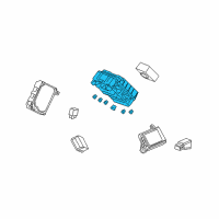 OEM 2007 Acura RDX Box Assembly, Fuse Diagram - 38200-STK-A02